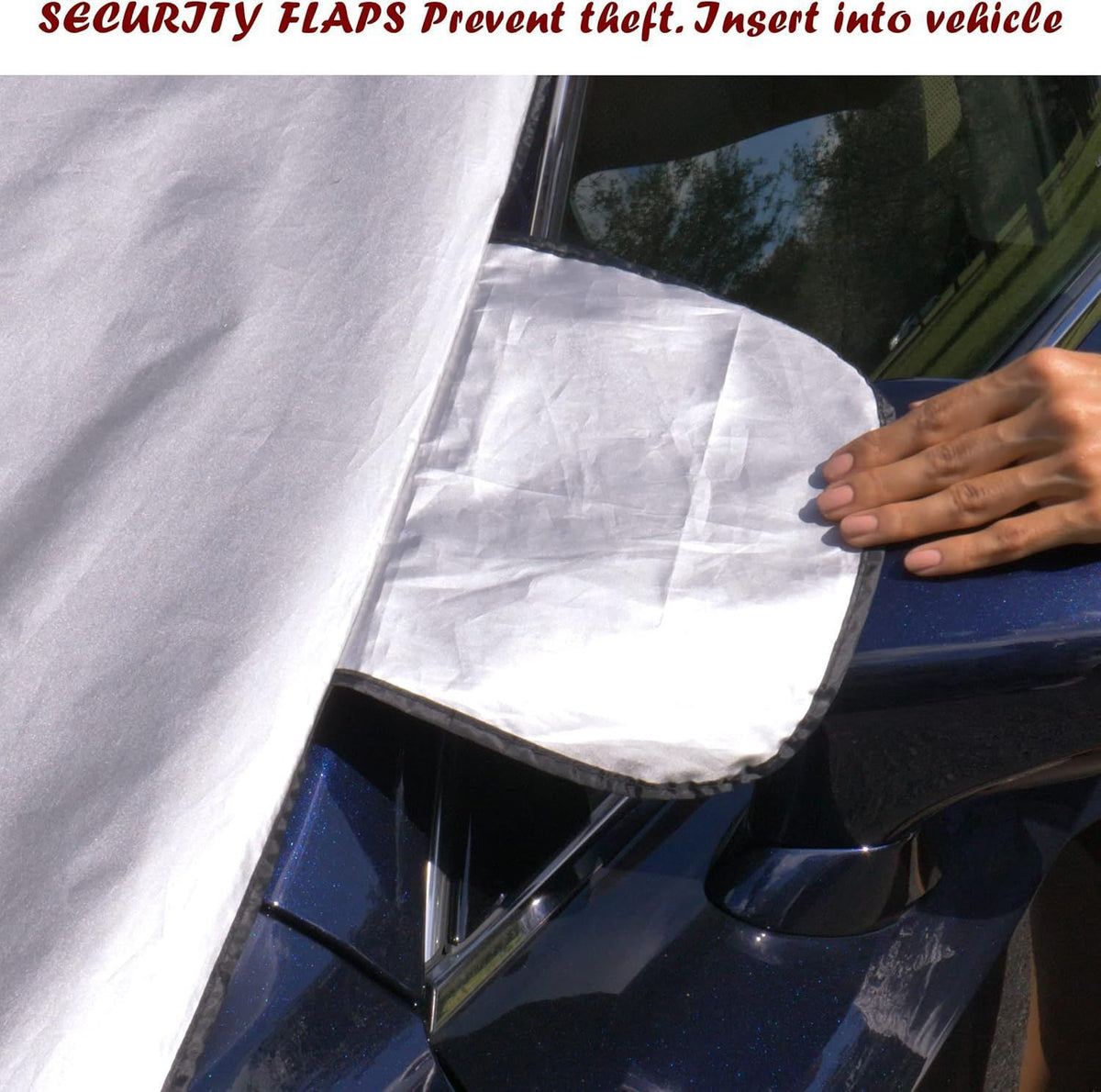 WeatherForce 365 Ultimate Car Windshield Protector - All-Season, Anti-Theft & Reversible Fit: Most Cars, SUVs & Trucks