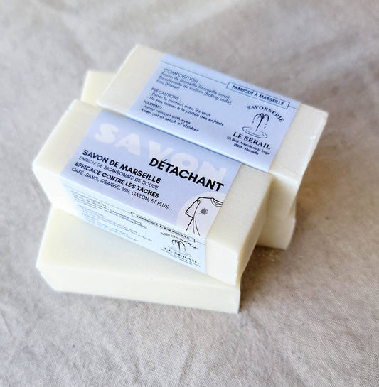 Au Savon de Marseille - Stain remover Marseille soap Bar 80g – Bicarbonate