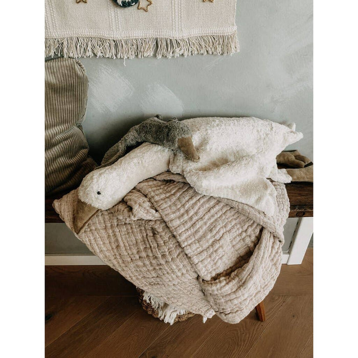 Senger-Naturwelt - Cuddly animal Goose large | white
